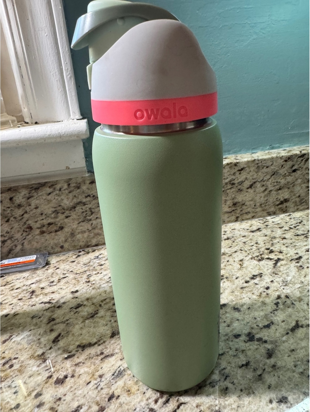 OWALA WATER BOTTLE GREEN PINK